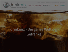 Tablet Screenshot of drinkmix.de